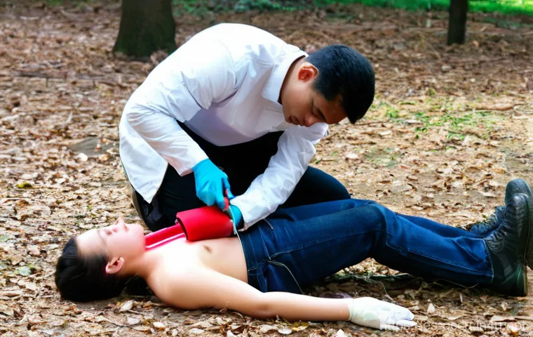 응급구조사 응급처치 사례 - **Prompt 1: Citizen First Aid - Heimlich Maneuver**
    "A bustling, modern cafe scene with warm lig...