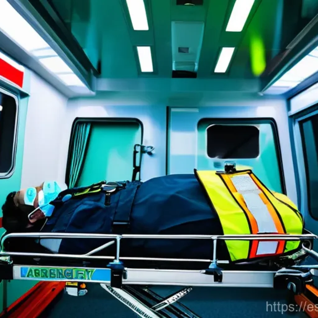 응급구조사와 응급재난 체계 - **Prompt 1: Paramedic's Urgent Response**
    "A highly trained paramedic, wearing a standard emerge...