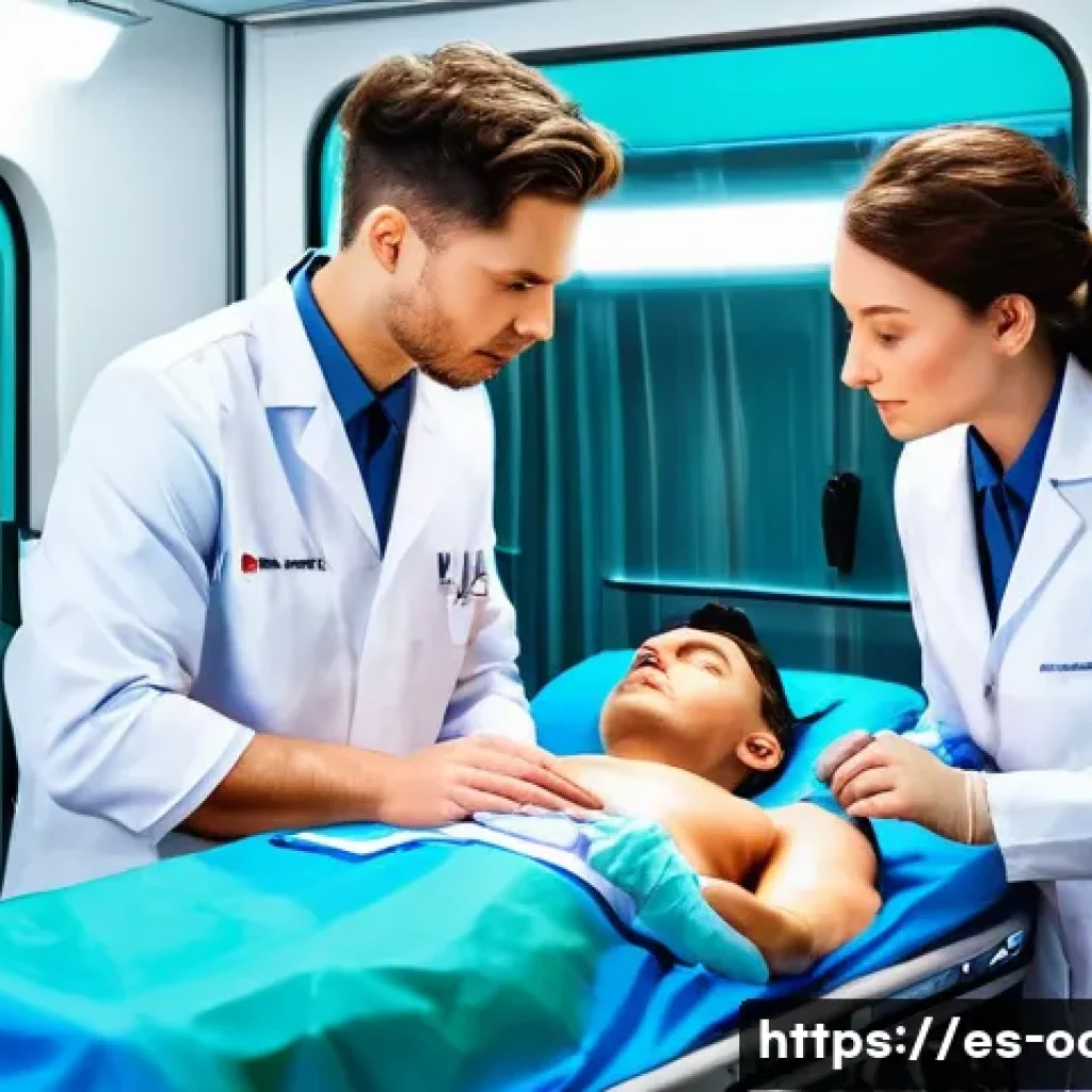 응급구조사와 심혈관 응급처치 - **Prompt 1: "The Lifesaving Team in Action"**
    "A highly detailed, realistic image of two profess...