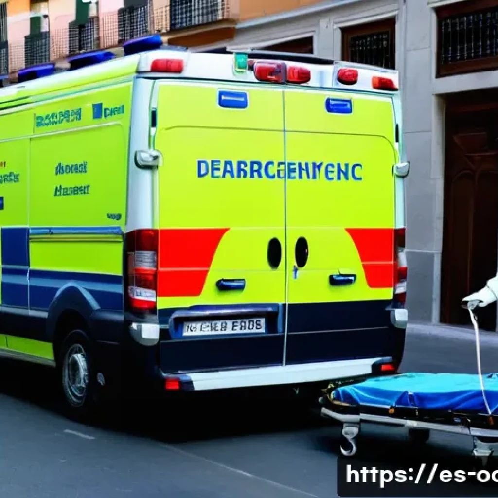 응급구조사와 응급의학 - **Prompt 1: Urban Emergency Response in Spain**
    "A team of two highly professional Spanish Emerg...