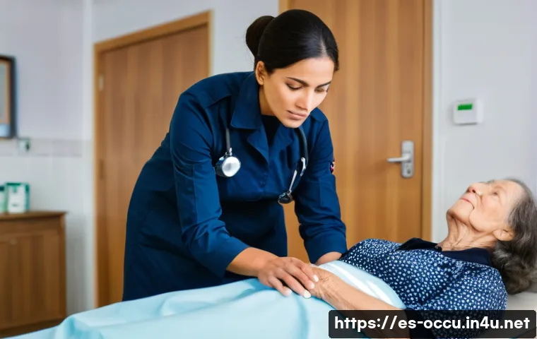 응급구조사 실무와 이론 연결 - **Prompt 1: The Clinical Eye in Action**
    "A highly experienced male paramedic, mid-30s, with a c...